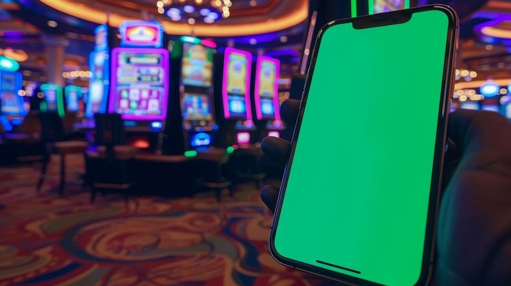 Pengguna mobile membaca panduan deposit
